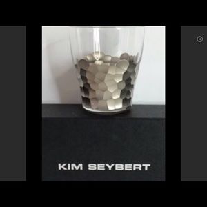 Kim Seybert Four NEW Platinum Shot Glasses